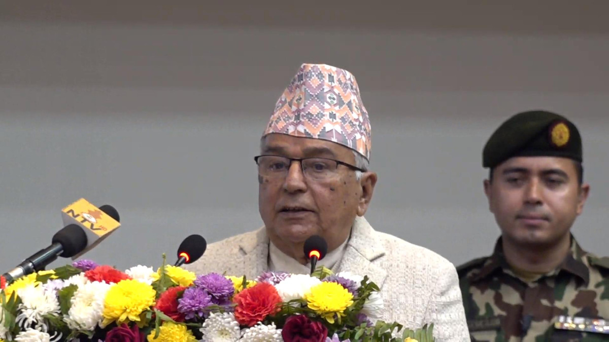 नयाँ वर्ष साझा राष्ट्रिय लक्ष्य बनाएर प्राप्तिका लागि सङ्कल्प गर्ने दिनः राष्ट्रपति